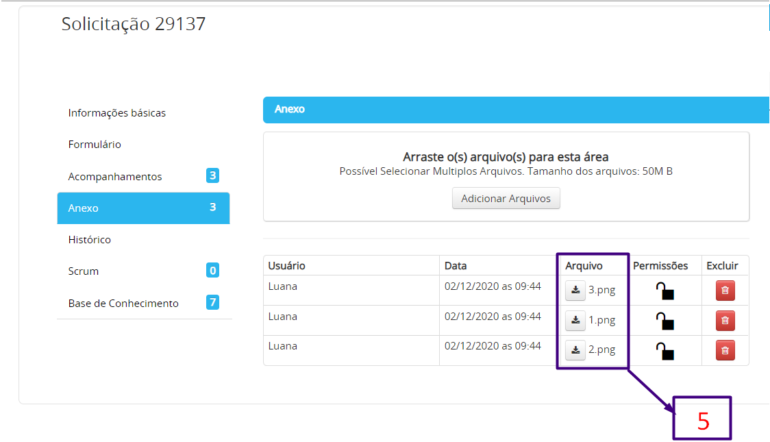 Saiba como definir permissões de acesso ao publicar especificações